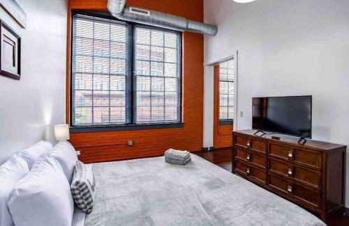 Rochester Apartment | Unique NY Style Loft with King Bed, Pet & Child Friendly