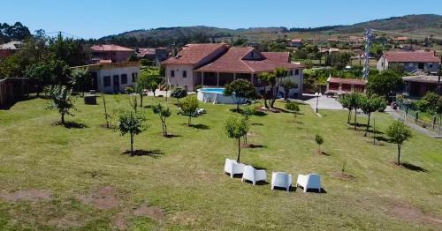 Pazos de Borben House | Serene O Eido da Barreira: Oceanfront Retreat with Pool