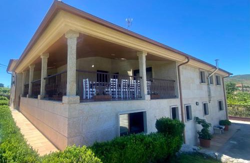 Pazos de Borben House | Serene O Eido da Barreira: Oceanfront Retreat with Pool