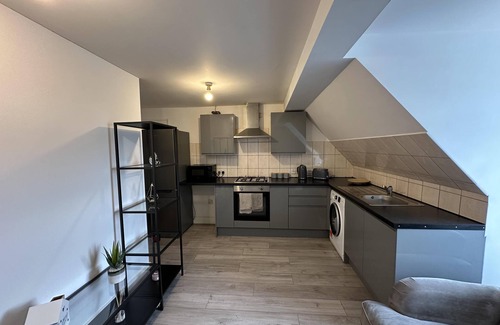 Wembley Park Apartment | Stylish Oak Wembley Stadium Serviced Apartment with Kitchen