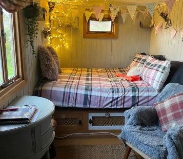 Great Fryup Dale Ski Chalet | Cozy Oakley View Shepherds Hut with Hot Tub & Pet-Friendly