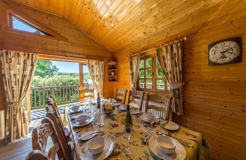Swanage House | Relax at Oaks Log Cabins: Oceanfront Stay with Hot Tub