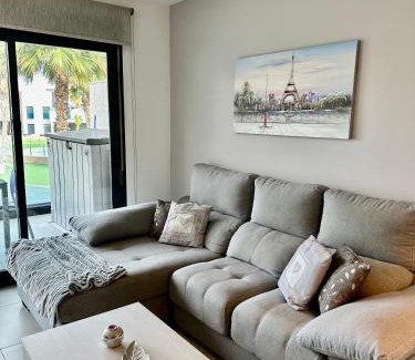 Guardamar del Segura Apartment | Relax at Oasis Beach: 4-Star Retreat with Pool & Spa