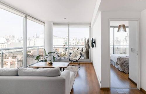 Constitucion Apartment | Relaxing Oasis in San Telmo: Pool, Grill & Gym Access