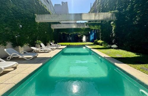 Constitucion Apartment | Relaxing Oasis in San Telmo: Pool, Grill & Gym Access