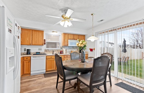 Columbus House | Ideal Oasis: Family-Friendly Home with Full Kitchen