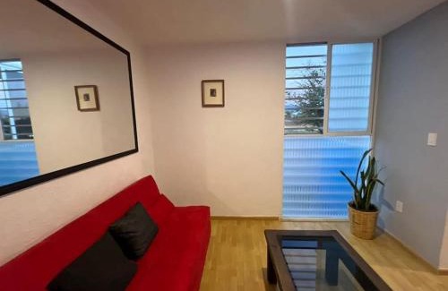 San Raymundo Jalpan Apartment | Pet-Friendly Retreat at Oaxaca Departamento Azul