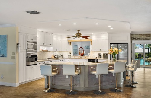 Jensen Beach Villa | Oceanfront Retreat with Pool, Hot Tub & Private Beach Access