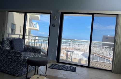 New Smyrna Beach Condo | Ocean Front Condo with Ocean View & Pool - Rated 9.8/10
