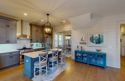 Jekyll Island House | Experience Ocean Hues: Family-Friendly Retreat with Pool