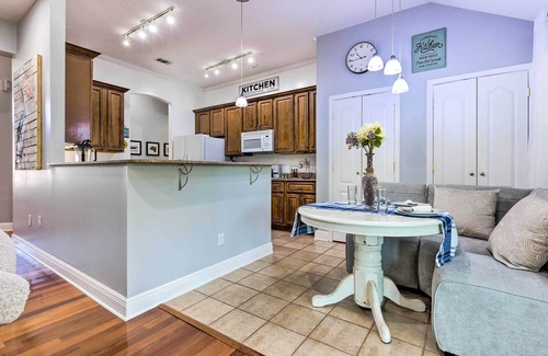 St. Martin House | Prime Ocean Springs Home with Fire Pit & Game Room