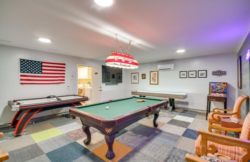 St. Martin House | Family-Friendly Ocean Springs Home with Game Room & Fire Pit