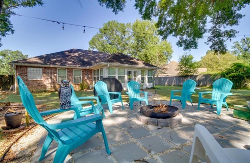 St. Martin House | Family-Friendly Ocean Springs Home with Game Room & Fire Pit