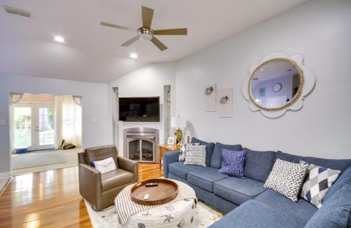 St. Martin House | Family-Friendly Ocean Springs Home with Game Room & Fire Pit