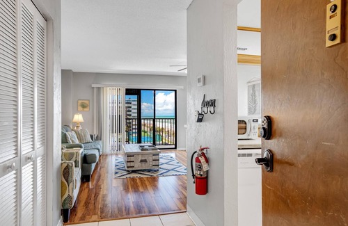 Flagler Beach Condo | Ocean View Manor: Enjoy Tranquil Sunrises and Oceanfront Bliss