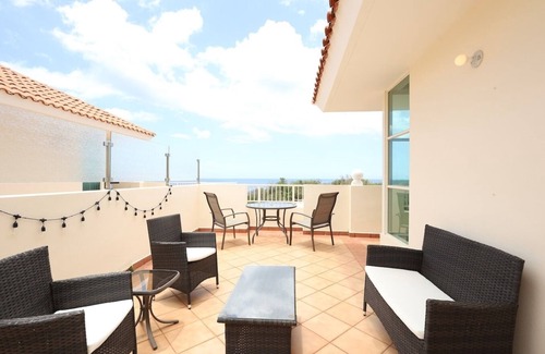 Borinquen Apartment | Ocean View Terrace PH | 72 Hr Backup Battery