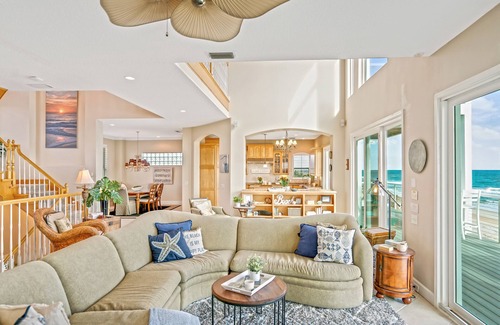 South Ponte Vedra Beach House | Oceanfront Retreat: 2 Suites, Spa & Secluded Beach Access