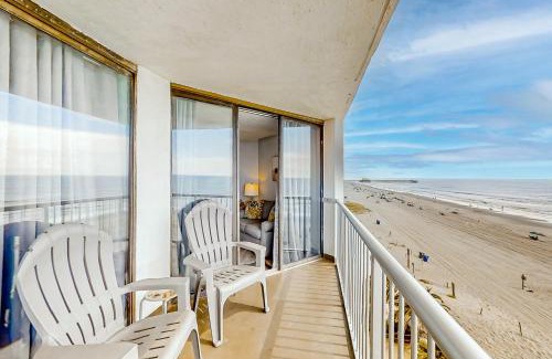 Myrtle Beach Apartment | Oceanfront Escape at Sands Ocean Club with Pool & Hot Tub