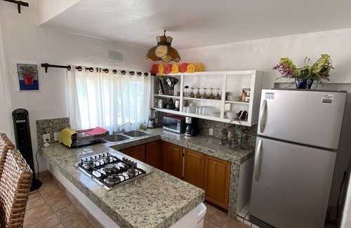 Punta Negra House | Oceanfront Bungalow with Kitchen & Ocean View Near Punta de Mita