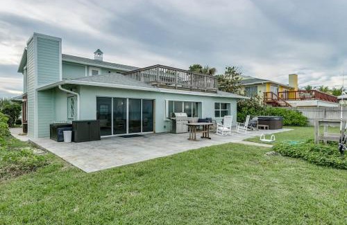 Floridana Beach House | Oceanfront Elegance: 4-Star Beach House with Hot Tub