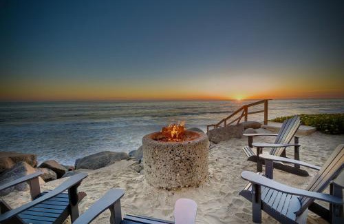 South Oceanside House | Oceanfront Getaway, Private Beach, Fire Pit, 5BR