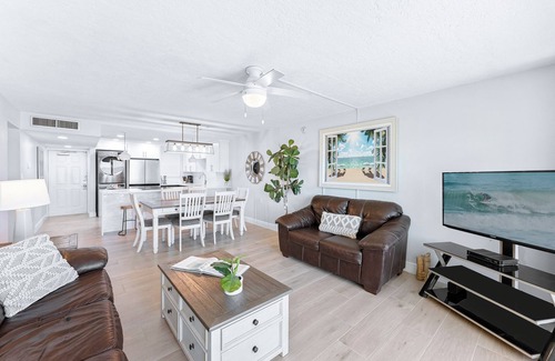 Satellite Beach Condo | Oceanfront Retreat: Pet Friendly with Large Heated Pool