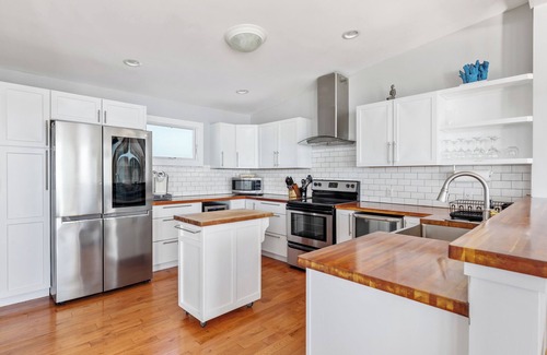 Ocean Bay Park House | Oceanfront Home in Ocean Bay Park with Pool & Spa Amenities