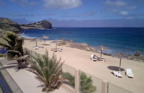 Mindelo Apartment | Oceanfront Living: Beachfront Apartment with Stunning Views