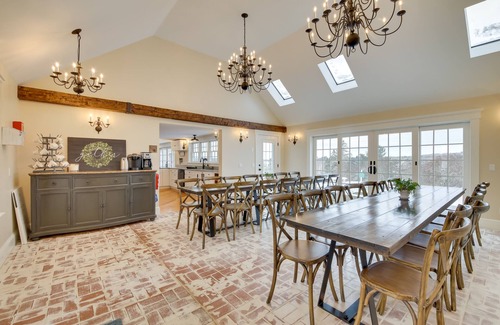 Stockton Springs House | Oceanfront Maine Retreat with Private Beach & Spa Access