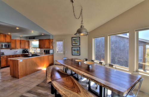 Bayshore House | Oceanfront Escape with Hot Tub & Direct Beach Access
