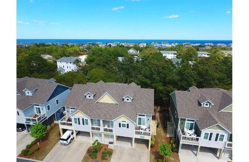 Corolla Light House | Oceanside Retreat: Hot Tub, Patio & Rec Room Awaits You