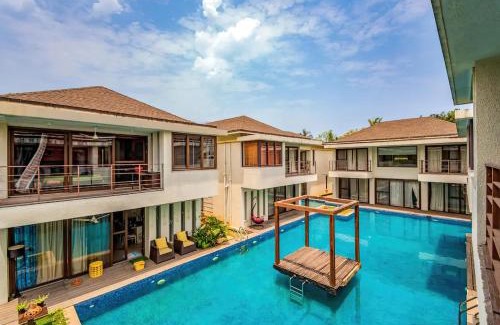 Vagator Villa | Elegantly Designed Ochre Villa in Assagaon with Ocean View