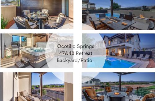 Ivins House | Ocotillo Springs Resort 47 and 48 Retreat Connected homes sleeps 31 guest Private Pool & Hot Tub