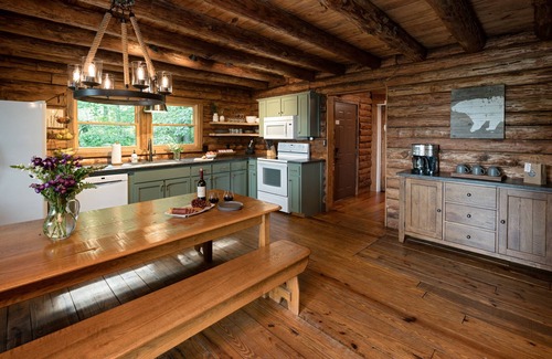 Sylva Cabin | Cozy Log Cabin with Scenic Views and Inviting Hot Tub