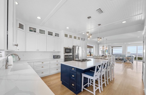 Butler Beach House | Oceanfront Paradise with Game Room, Heated Pool & Firepit