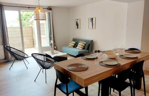 Odos Apartment | Discover Odos Tarbes: Family-Friendly T3 with Terrace