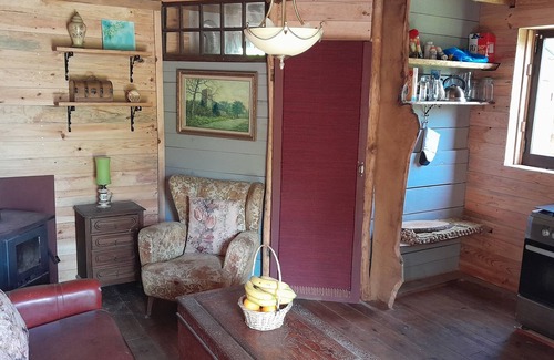 Moitas Cabin | Romantic Off-Grid Cabin with Ocean View and Cozy Library