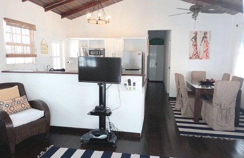 Scarborough Cottage | Oistins Cottage - Pool Deck Steps from the Beach Awaits