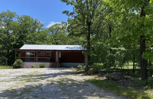 Okmulgee County Cabin | OK40 Ranch East Cabin in the Woods