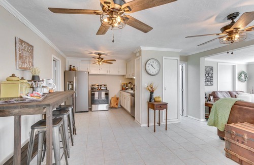 Fort Cobb House | Top-Rated Oklahoma Home by Lake with Patio and Grill