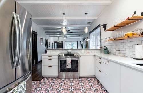 Sunny Point House | Historic Gem Steps from River in Art District with Ocean View
