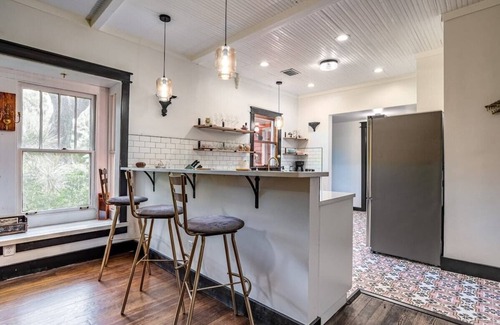 Sunny Point House | Historic Gem Steps from River in Art District with Ocean View