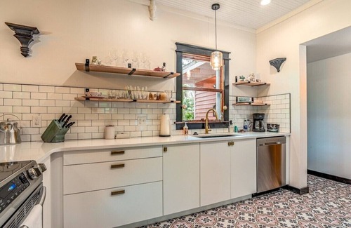 Sunny Point House | Historic Gem Steps from River in Art District with Ocean View