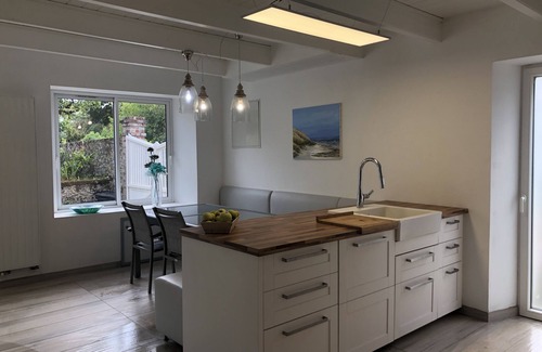 Agon-Coutainville House | Beautiful Restored Home with Garden near Racecourse
