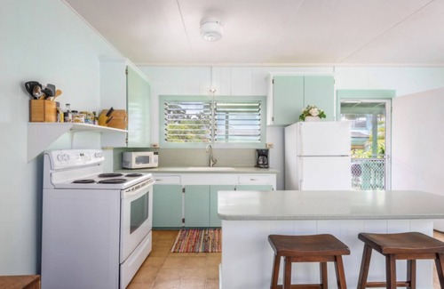 Hanalei House | Beachfront Retreat on Hanalei Bay with Mountain Views