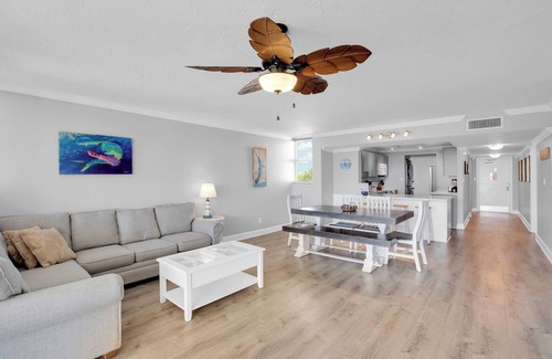 Meadows Condo | Modern Waterfront Corner Condo with Ocean View & Pool