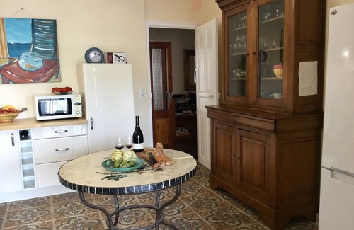 Thezan-les-Beziers House | Quaint Wine Storehouse with Oceanfront Terrace & Garden