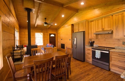 Mendota Cabin | Timeless Craftsmanship with Ocean View and Spa Amenities