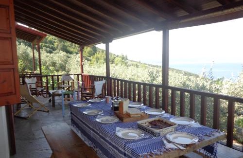 Kalamos Villa | Olive Grove House: Oceanfront Retreat with Private Beach