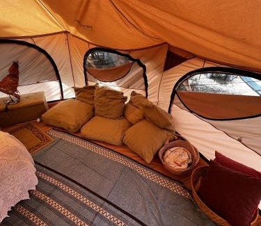 Quartu Sant'Elena Other | Relaxing Olive Tent Retreat with Pool in Our Garden